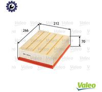 Air filter Filter Insert 585043 VALEO for AUDI SEAT
