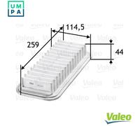 Air filter Filter Insert 585059 VALEO for TOYOTA DAIHATSU CITROËN PEUGEOT SUBARU