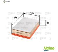 Valeo Air Filter 585077 - Panel Type - Fits SEAT SKODA VW