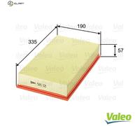 Fits VALEO 585121 AIR FILTER - PANEL TYPE ⭐UK Stock⭐