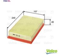 Valeo Air Filter 585132 - Fits Suzuki Samurai, SUV, Wagon, Sorio