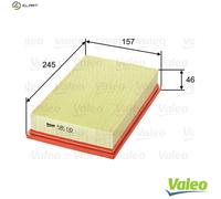 Valeo Air Filter 585132 - Fits Suzuki Samurai, SUV, Wagon, Sorio