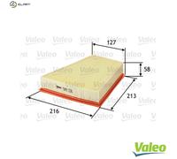 VALEO 585136 Air filter