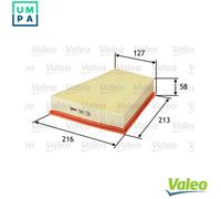 VALEO 585136 Air filter