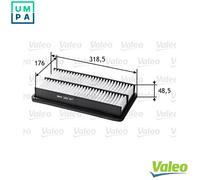 Valeo Air Filter 585147 for Mazda 6 Hatchback GG - Fits RF7J LFF7 L813 LF17 LF18 L3C1 RF5C