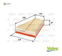 AIR FILTER FOR FORD VOLVO MONDEO IV TURNIER BA7 TBBA KGBA JTBA JTBB TPBA VALEO