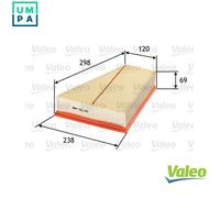 AIR FILTER FOR FORD VOLVO MONDEO IV TURNIER BA7 TBBA KGBA JTBA JTBB TPBA VALEO