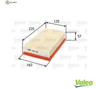 Valeo Air Filter - Nissan/Renault X-Trail, Dualis I, Koleos I, Qashqai (M9R 830/855/856/865)