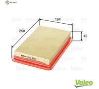 VALEO 585202 Air filter
