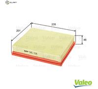 Valeo Air Filter 585238 - Panel type - Fits Mercedes-Benz SLK W170/R170