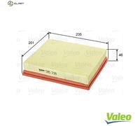Valeo Air Filter 585238 - Panel type - Fits Mercedes-Benz SLK W170/R170