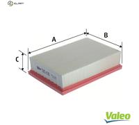 Valeo Air Filter 585439 - Fits Opel Mokka/X, Vauxhall, Chevrolet Trax/Tracker 1.8L & 1.4L