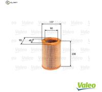 Valeo Air Filter 585608 – Fits Citroen AX/Saxo, Peugeot 106, Nissan Micra, Rover
