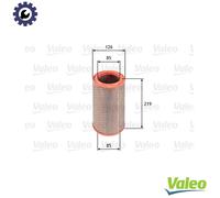 Valeo Air Filter 585609 - Round - Fits Citroen, Jeep, Renault, Peugeot
