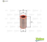Valeo Air Filter 585609 - Round - Fits Citroen, Jeep, Renault, Peugeot