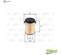 Valeo Air Filter 585652 – for VW, Audi, Skoda, Seat Passat 362 CAXA / Variant 365 CBZB – Round