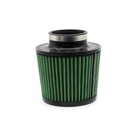 Air Filter 63mm 76MM High Flow Cold Cone Air Intake Filter 2.5inch 3inch Universal Racing Sport Car Engine Air Intake Pipes Washable Engine Air Filter(63mm Green)