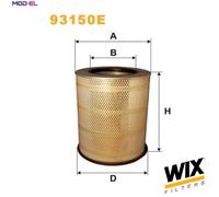 AIR FILTER 93150E FOR VOLVO D12A340/D12D340/D12C340/D12D380/D12C380 12.1L 6cyl