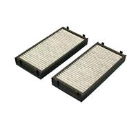 Air Filter Activated Carbon Cabin Filter 1Set Cabin Filter Air Conditioner 64119248294 Fit For E70 E71 E72 F15 F16 F85 F86 X5 X6 64116945593 64116945594