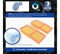 x1 Blue Print Air Filter Filter Insert ADA102206 Made in CN