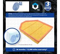 Blue Print Air Filter ADB112229 - High Quality Filtration for BMW X3 xDrive 28i
