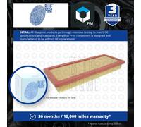 BLUE PRINT ADG02289 Air filter