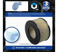 Blueprint ADT32274 Air Filter Air Supply Service Fits Metrocab Taxi Toyota Hilux