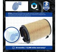 Blueprint ADV182202 Air Filter Air Supply Replacement Fits Audi Seat Skoda VW