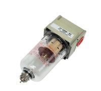 Air Filter AF2000-02 1/4'' Pneumatic Air Water Filter semi-auto Drain Copper filter