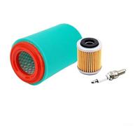 Air Filter and Spark Kit for YFM250X and YFM400F for ATV - 250400 Replacement Set with Oil Filter for Enhanced Engine Performance and Reliability