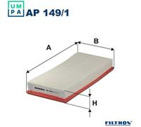 AIR FILTER AP 149/1 FOR VW AZJ/AEG/BER 2.0L 4cyl NEW BEETLE