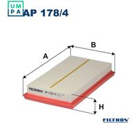 Air filter Filter Insert AP 178/4 FILTRON for TOYOTA LEXUS SUZUKI