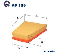 AIR FILTER AP 189 FOR SKODA ROOMSTER/Praktik FABIA/II/Combi PRAKTIK RAPID VW