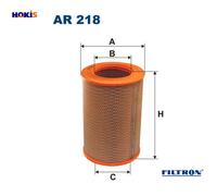 AIR FILTER AR 218 FOR NSU MERCEDES-BENZ PORSCHE OPEL KKM 1.0L 2cyl RO 80 3.0L 8
