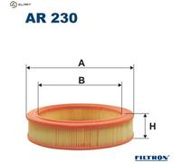 FILTRON Air filter AR 230 55 232 Filter Insert FIAT: Panda I Hatchback, Uno Hatchback