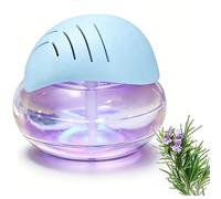 Air Filter Aroma Diffuser Ioniser - Water Air Purifier with Ioniser & Colour Changing Led Light, Portable Room Aroma Diffuser, Quiet Air Purifier Air Cleaner for Bedroom, Blue