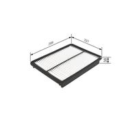 Air Filter BOSCH F026400448