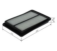 Air filter Filter Insert F 026 400 582 BOSCH for NISSAN RENAULT