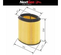 Air Filter Bosch S0213 for Porsche 911 Carrera S 3.8 08-12