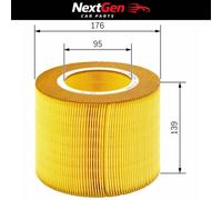 Air Filter Bosch S3590 for Saab 9-5 T16 2.0 97-10