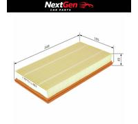 Air Filter Bosch S3642 for Volvo C70 T5 2.0 99-05