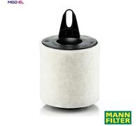 MANN Air Filter Insert 143mm Outer ⌀ 197mm Height Fits BMW 1 Series 3 Series
