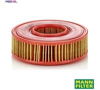 MANN-FILTER Air Filter Insert C1417 – 136 mm Ø, 52/46 mm – for Austin/Morris/ZUENDAPP