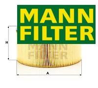 AIR FILTER C 1882 MANN-FILTER I