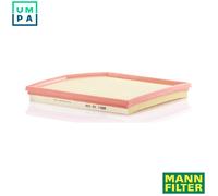 MANN-FILTER Air Filter C 29 028 – 32 mm height, 264×285 mm – for Cars & Transporters
