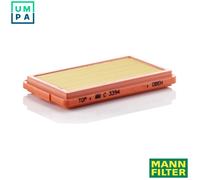 Mann Filter Air Filter C3394 - Fits BMW Alpina C1 E21 2.3 (80-83) - 320x183x38 mm