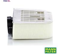MANN-FILTER Air Filter Insert C 38 011 - 250mm L, 101mm H - Fits Audi Q7/Q8 & VW Touareg