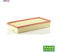 MANN Air Filter Insert 391mm Length 58mm Height Fits Land Rover Range Rover