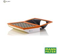 MANN C40001 Air Filter Insert 400mm Length 61mm Height Fits Iveco Daily