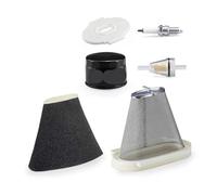 Air Filter & Cage Guide & End Cap Oil Spark Plug For YAM&AHA Raptor 660R YFM660R 2001 2002 2003 2004 2005